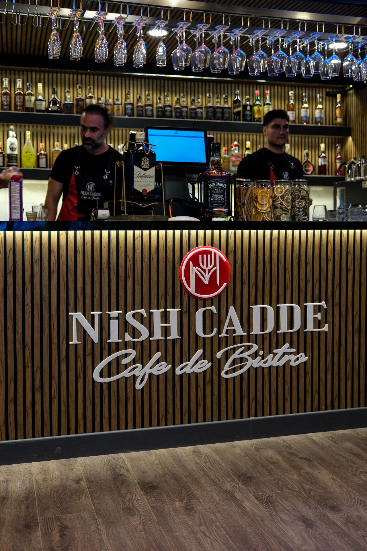 Nish Cadde bar counter